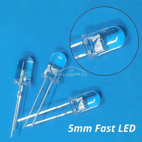 100PCS 5mm RGB Flashing LED Diodes – Rainbow Multi-Color Bulbs RGB LED Diodes Oasis Select