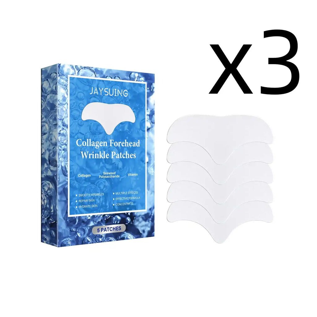 Anti Wrinkle Forehead Patch Frown Lines Remover Deeply Nourishing Firming Lifting Skin Anti-Aging Collagen Forehead Care Sticker Oasis Select 15 patches Boxed