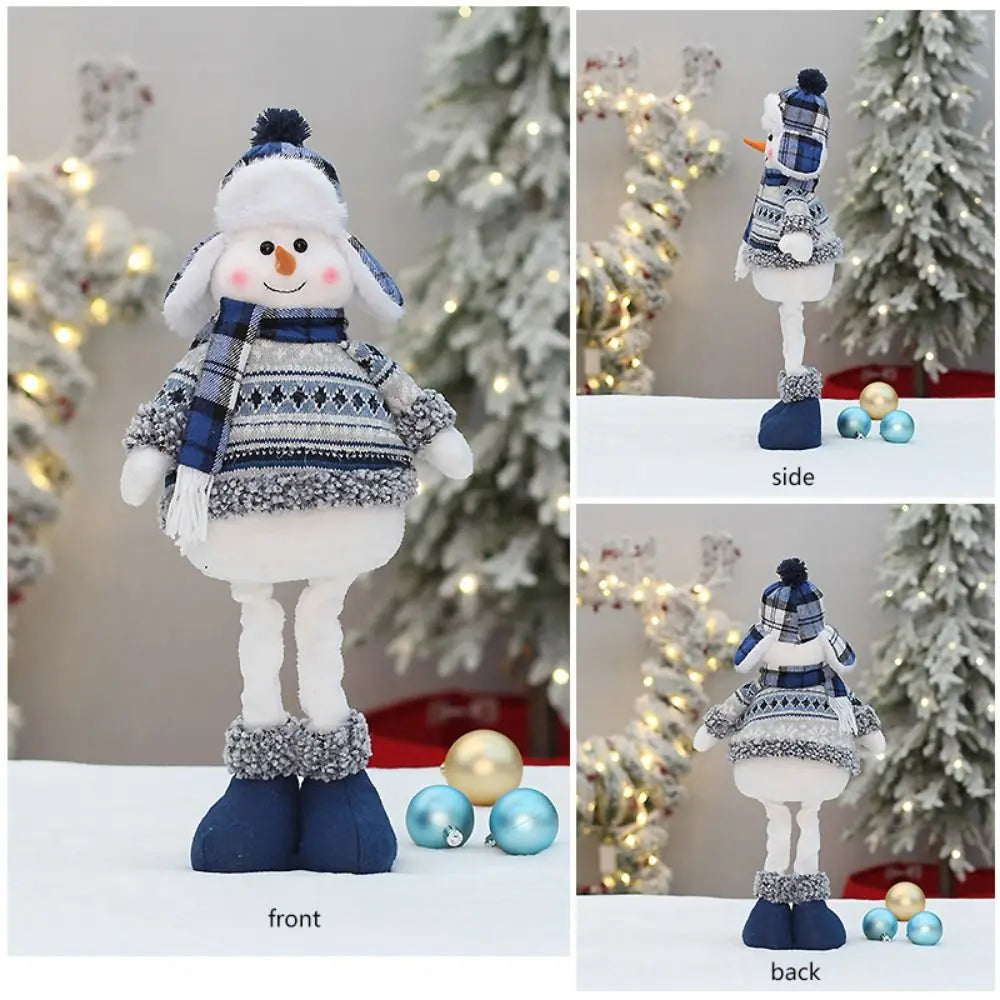 50cm Plush Snowman Doll – Soft Christmas Decor & Kids Gift