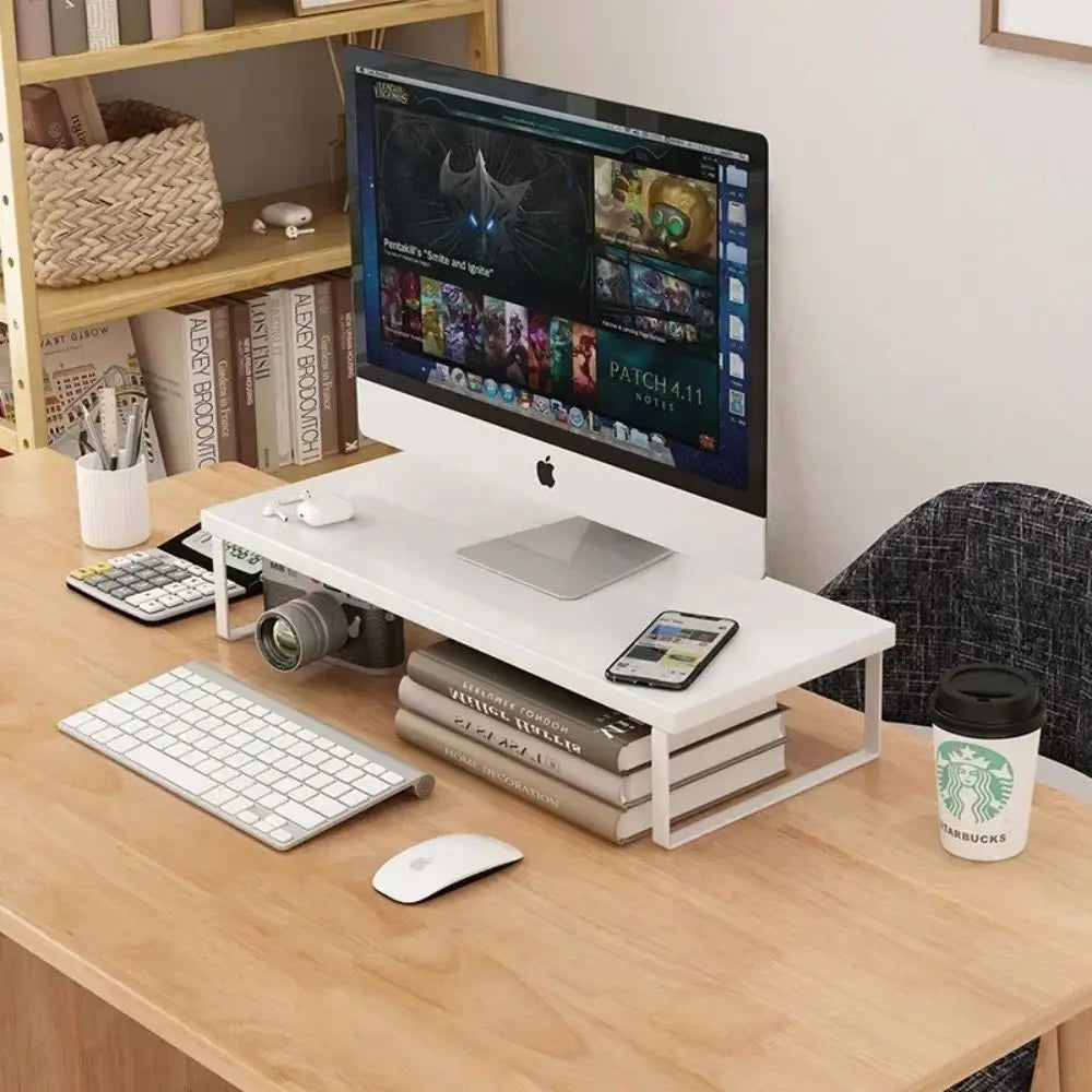 Computer Monitor Elevated Monitor Base Home Office Storage Rack Computer Desktop Creative Storage Rack Office Storage Supplies Oasis Select
