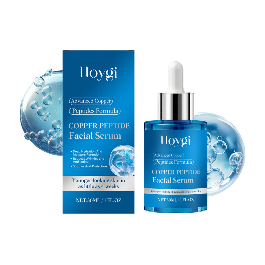 Copper Peptide Facial Serum – Hydrating & Moisturizing Essence Face Serum Oasis Select 30ml boxed
