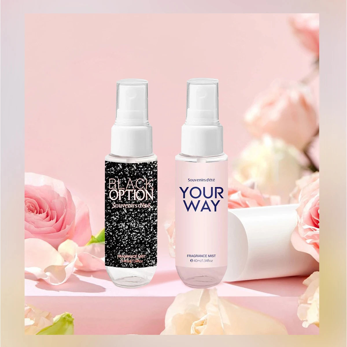 4-Piece Floral Body Perfume Spray – Alcohol-Free Women's Gift Set Body Fragrance Set Oasis Select