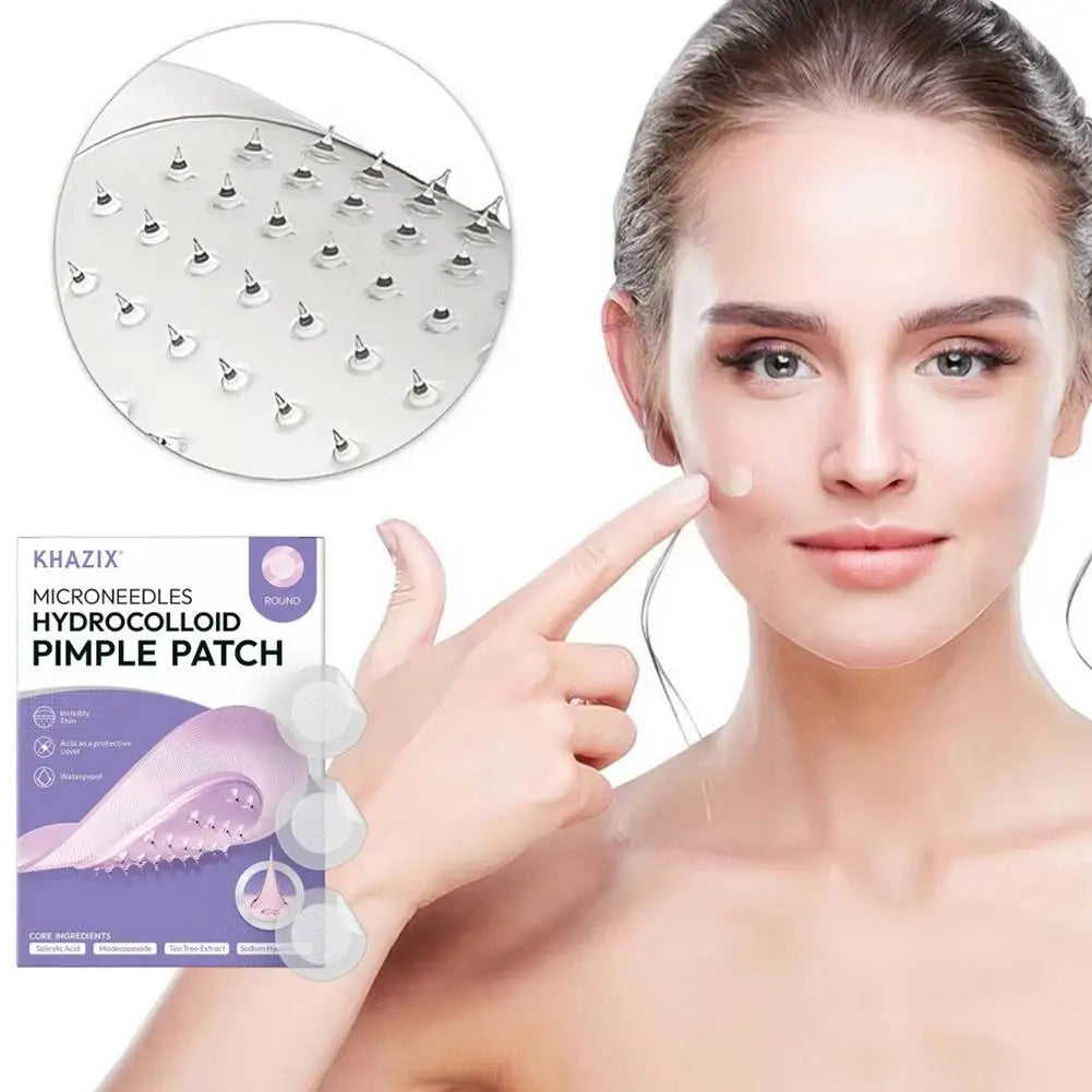 Microneedle Acne Patches 24PCS – Hydrocolloid Pimple Stickers Acne Patch Oasis Select