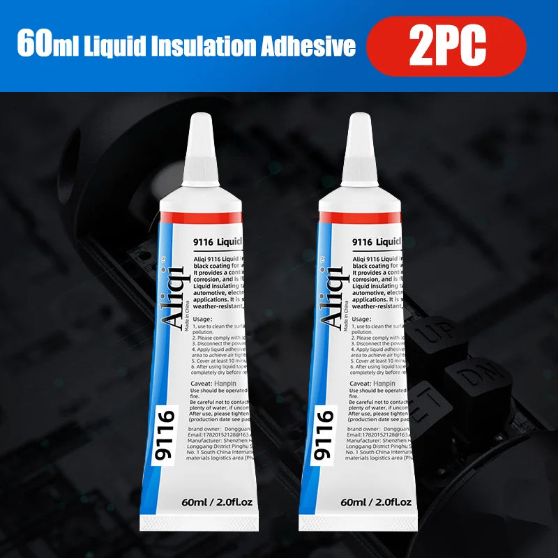 15/60ML Liquid Glue Electrical Insulation Paste Wire Cable Coat Fix Line Glue Home Electric Line Repair Insulation Sealant Oasis Select 2pcs 60ml