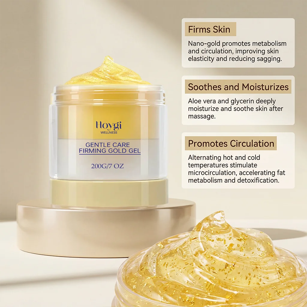 Gold Firming Body Massage Gel Improve Flabby Skin Promote Metabolism Anti-Cellulite Shaping Slim Care Slimming Lifting Body Gel Oasis Select