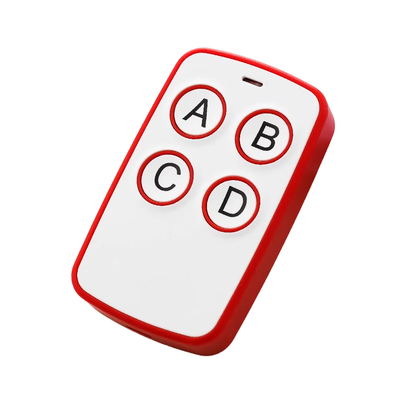 433MHz Auto Copy Remote Control Electric Garage Door Opener Remote Controller Duplicator Clone Cloning Code 4 Keys Transmitter Oasis Select Red
