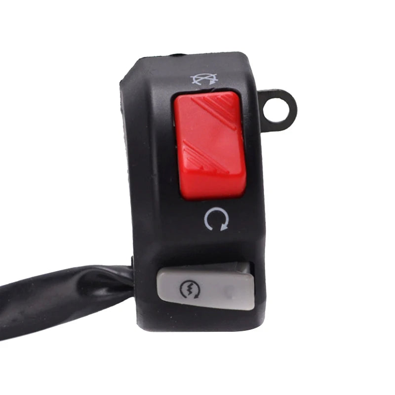 Motorcycle Switch Universal 7/8inch Handlebar Fog Hedlight Horn Start Kill Switch ON OFF Button 12V For ATV Scooters Snowmobile Oasis Select