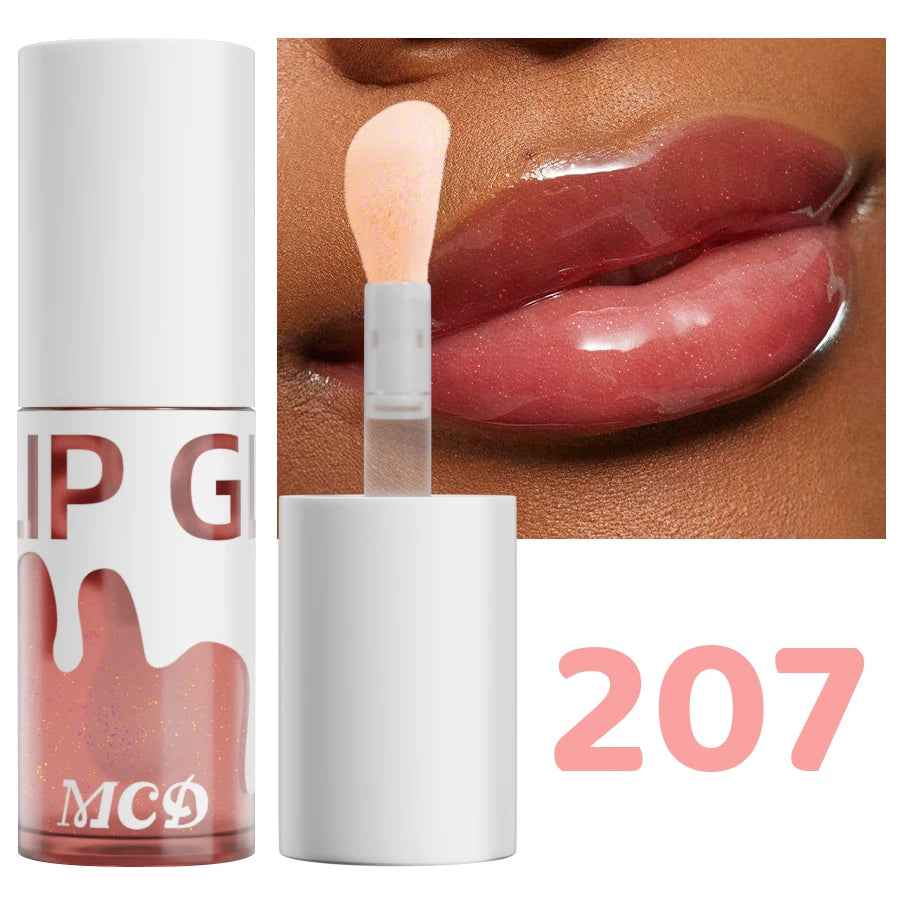 MCD Glitter Shimmer Lip Oil – Hydrating Plumping Glow Gloss