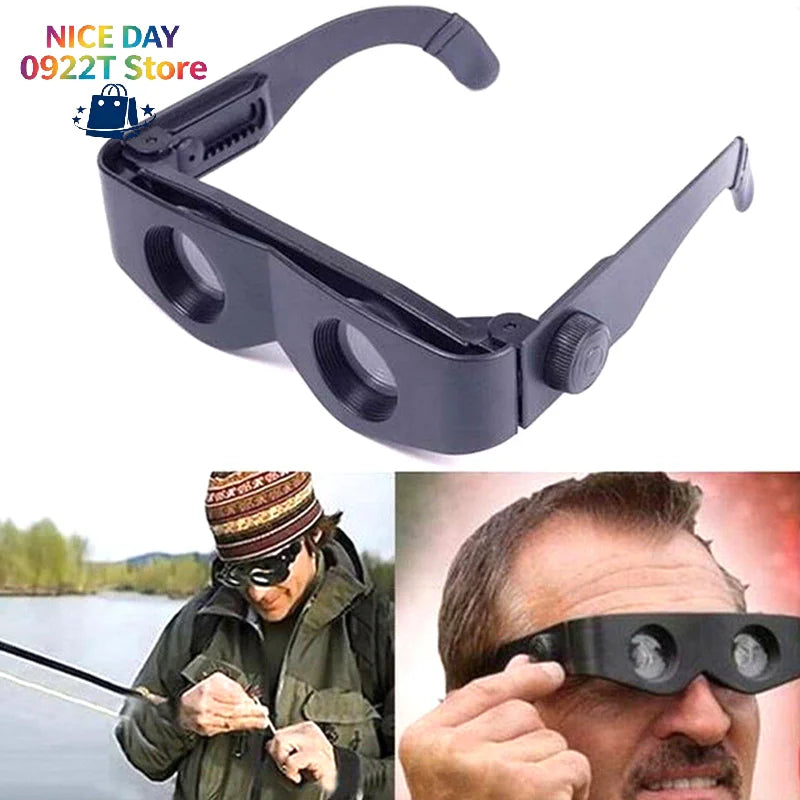 Glasses Fishing Focus Adjustable Professional Binoculars Telescope Magnifier Glasses Hands-Free Wearable For Theater TV Sight@#X Oasis Select
