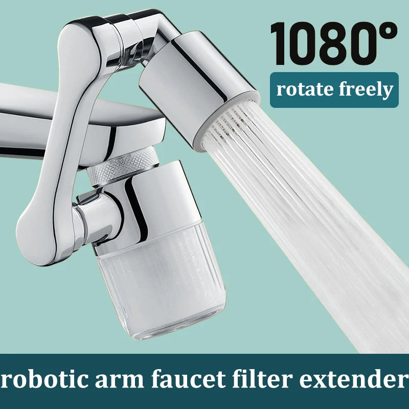 1080° Rotating Faucet Aerator Extender – Kitchen & Bathroom