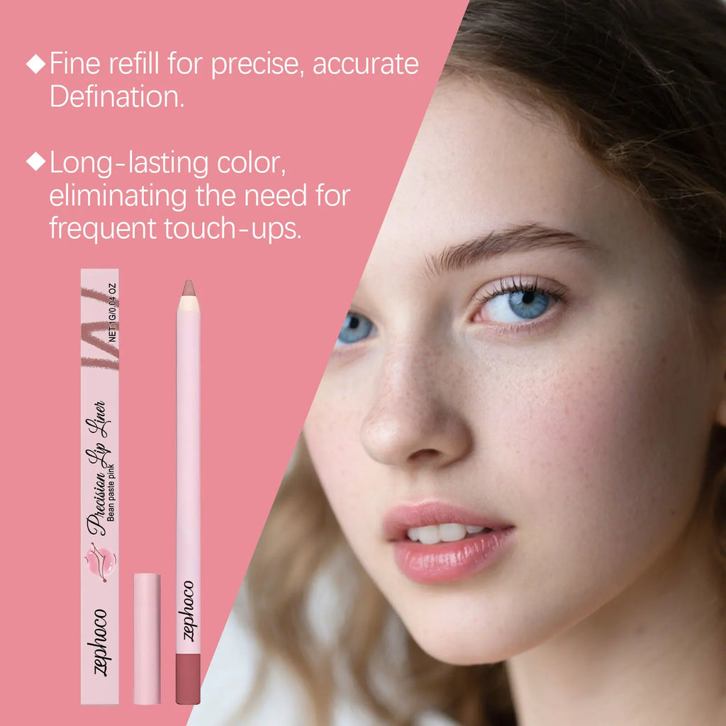 High Pigment Lip Liner Pencil Waterproof & Long-Lasting Lip Liner Defining Lip Shape Creamy & Smooth Lip Pencil Plumping Effect Oasis Select