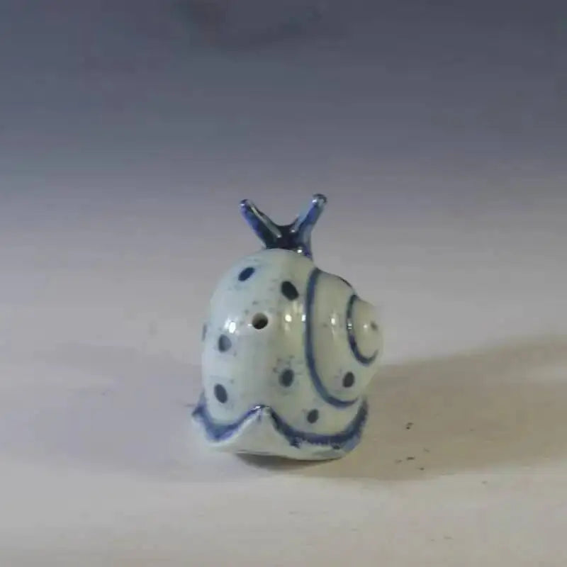 Antique Porcelain Republic Of China Style, Blue And White Tea Pet Desk Ornament Oasis Select