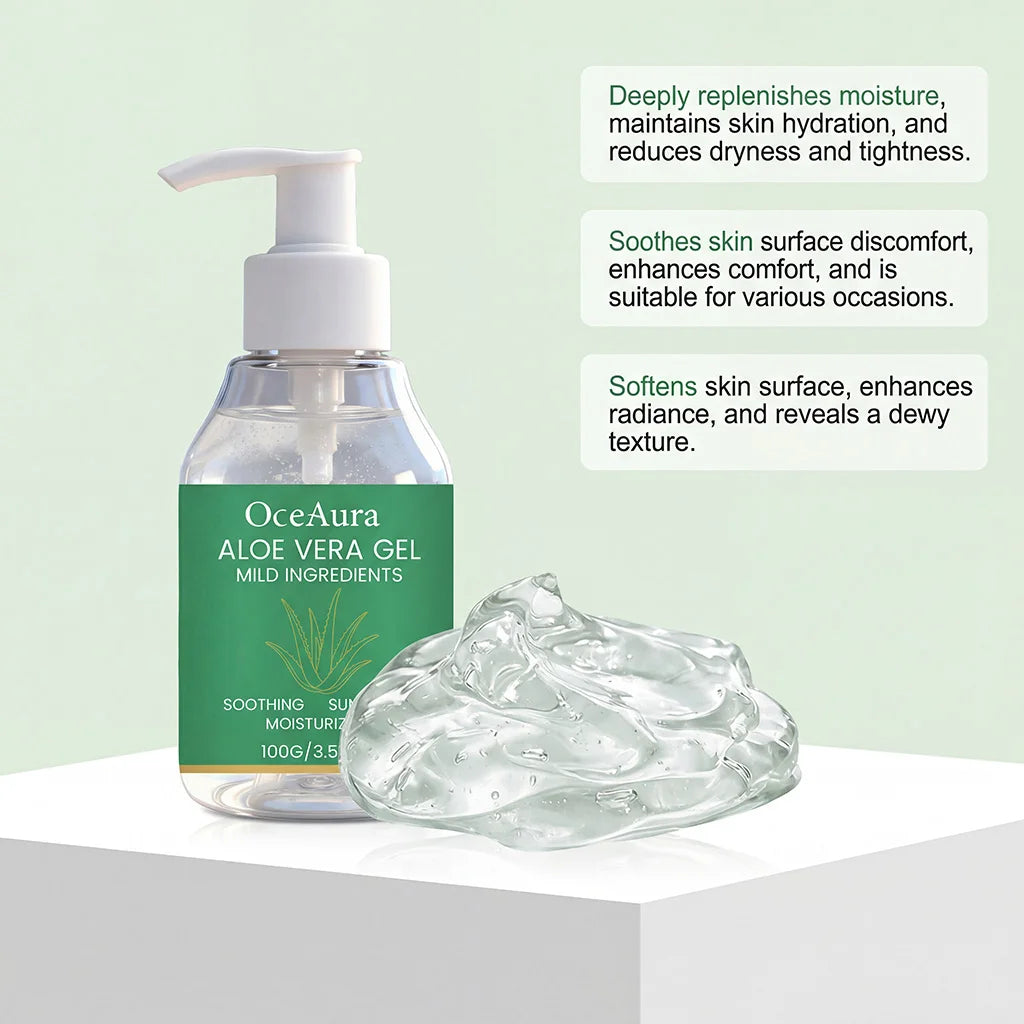 Aloe Vera Moisturizing Gel – Hydrating Body & Face Cream 100g Aloe Vera Gel Oasis Select