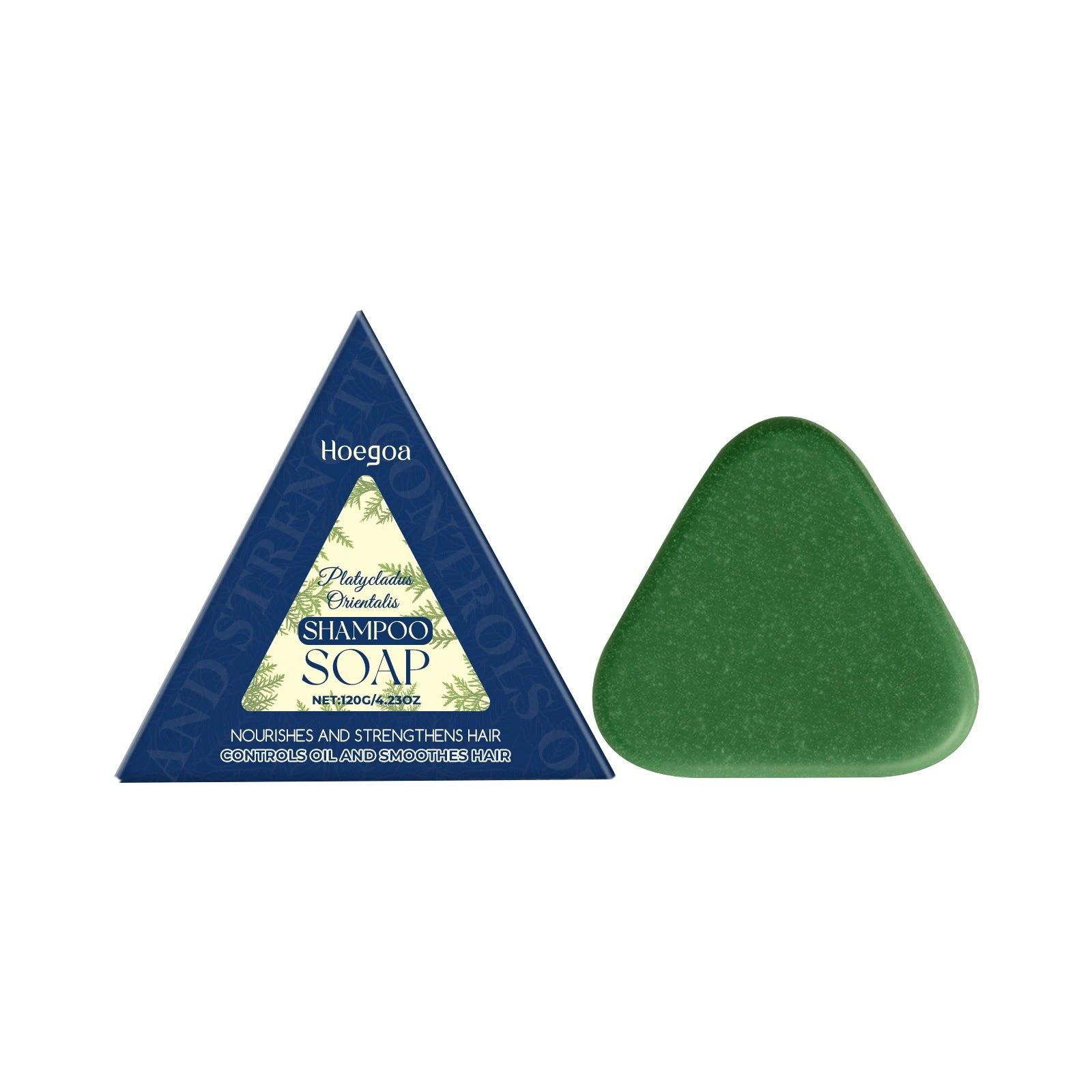 Cypress Leaf Grass Shampoo Soap Strengthen Root Anti Loss Oil Control Cleansing Scalp Dandruff Nourishing Natural Shampoo Soap Oasis Select 100g boxed