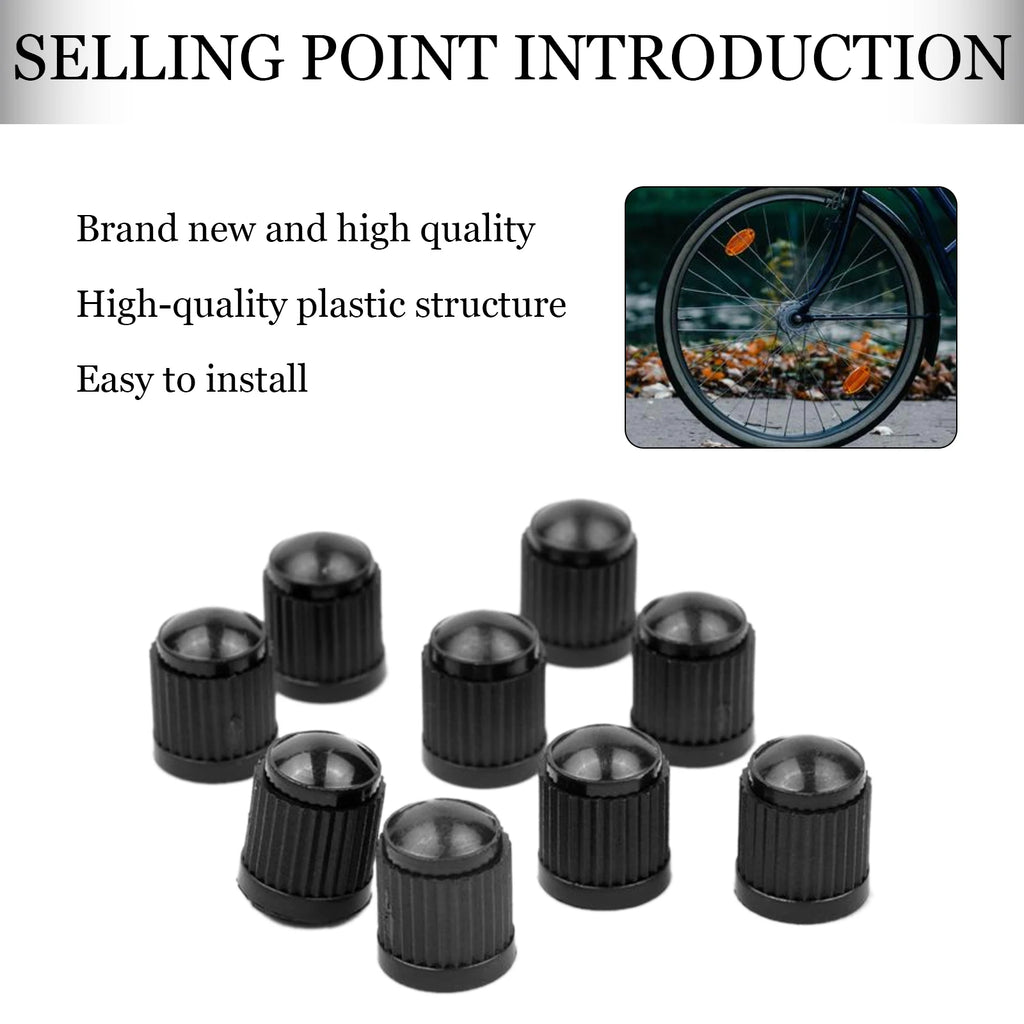 Car 100pcs Tubeless Tire Valve Valve Cap Car Tire Valve Cap Car Truck Bicycle MTB Dust Cap Oasis Select