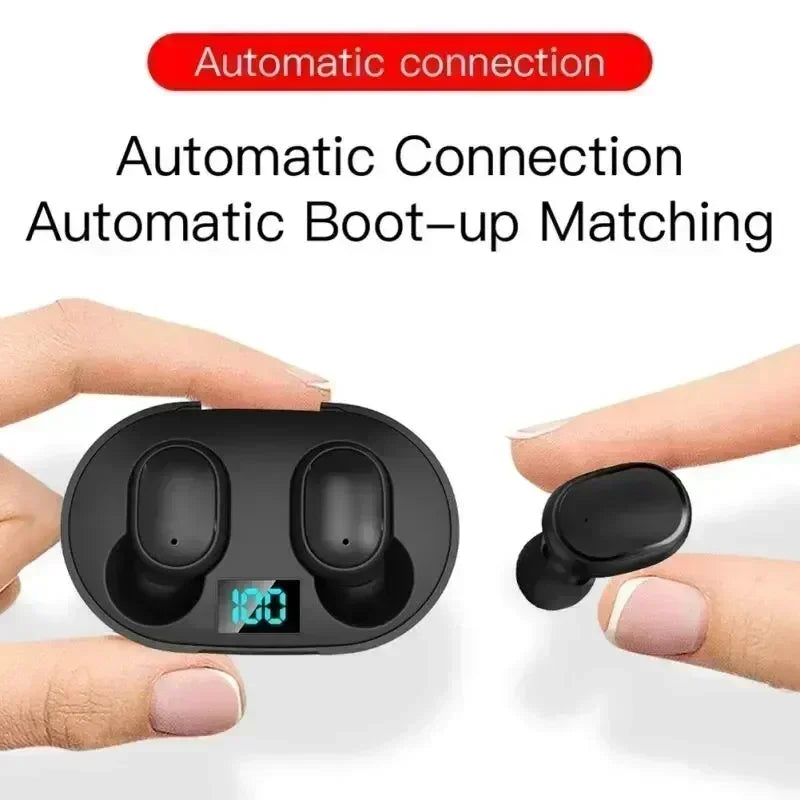 TWS E6S Bluetooth Earphones Wireless Bluetooth Headset Noise Cancelling Headsets With Microphone Headphones For Xiaomi Redmi Oasis Select