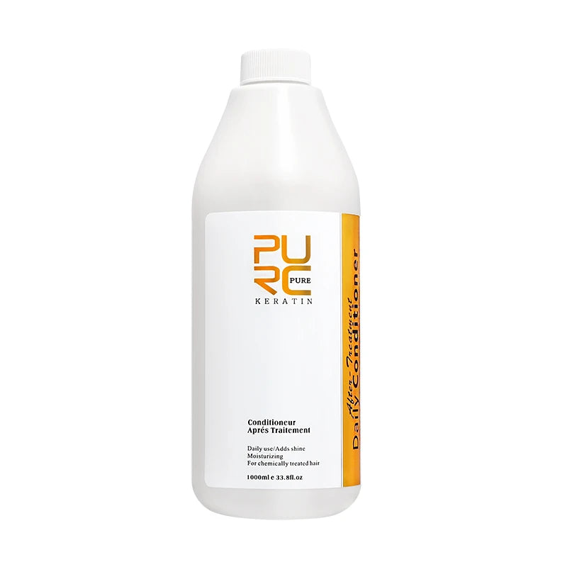 1000ml Brazilian Keratin Hair Treatment 0%/5%/8%/12% Formalin Smoothing Straightening Soften Hair Care Professional Salon PURC Oasis Select Conditioner Russian Federation
