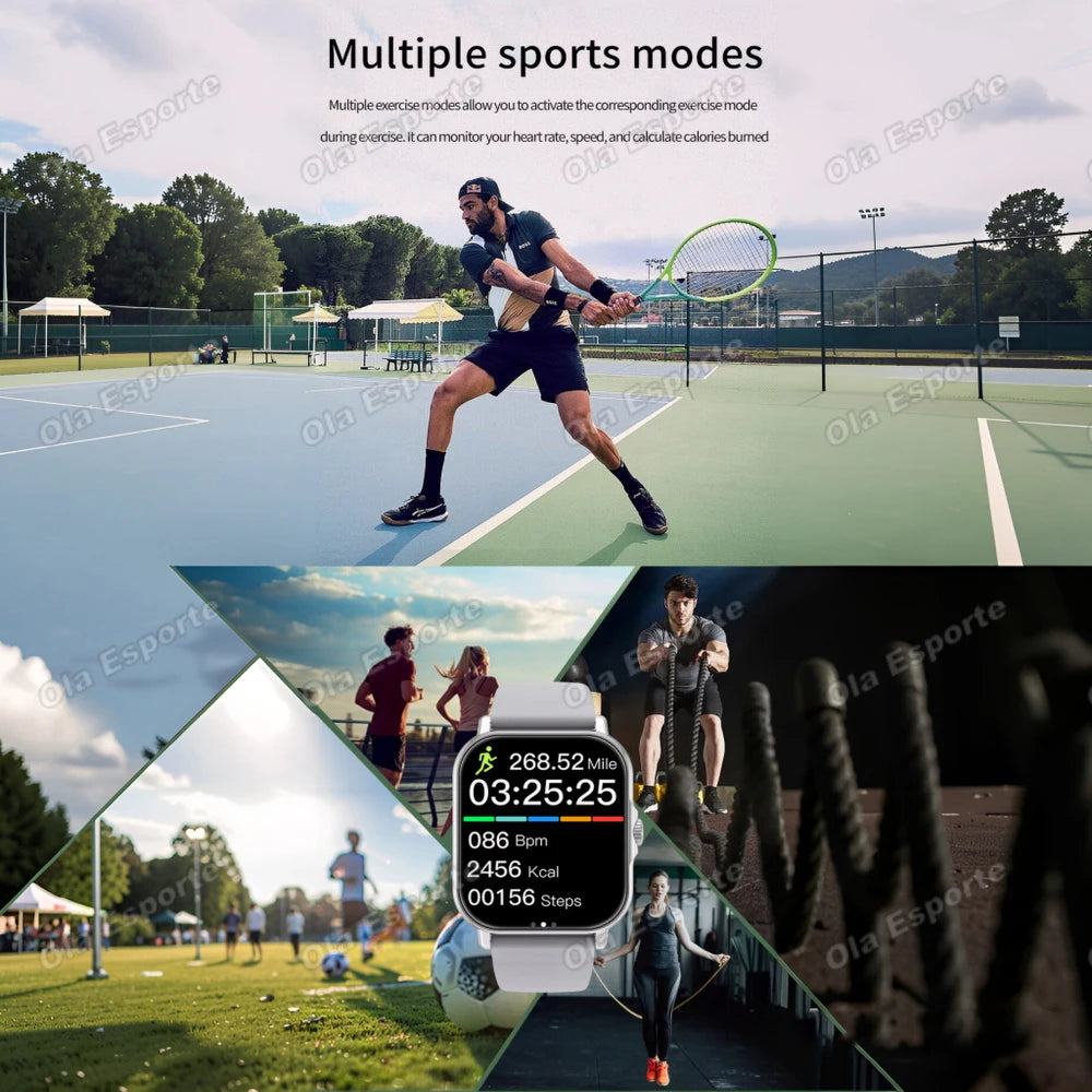 Ola Esporte HW12 1.83" Bluetooth Smartwatch | Fitness Watch
