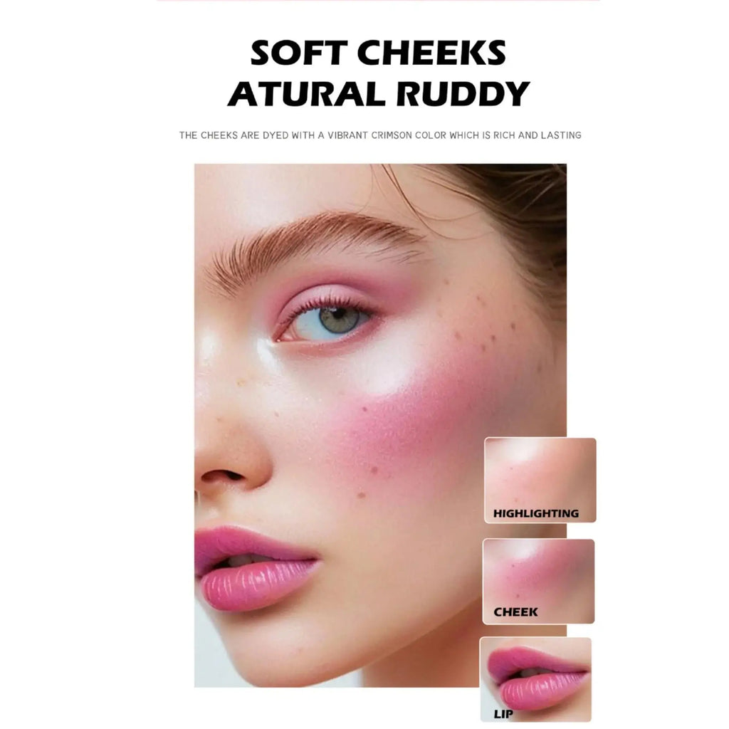 Handaiyan 3-in-1 Blush Highlighter Contour Stick – 8 Colors
