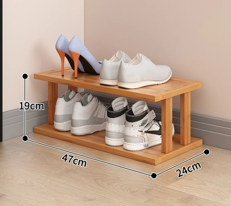 Home economy door multi-layer shoe storage artifact saves space, rental house shoe cabinet, shoe rack Oasis Select 2 layers 47