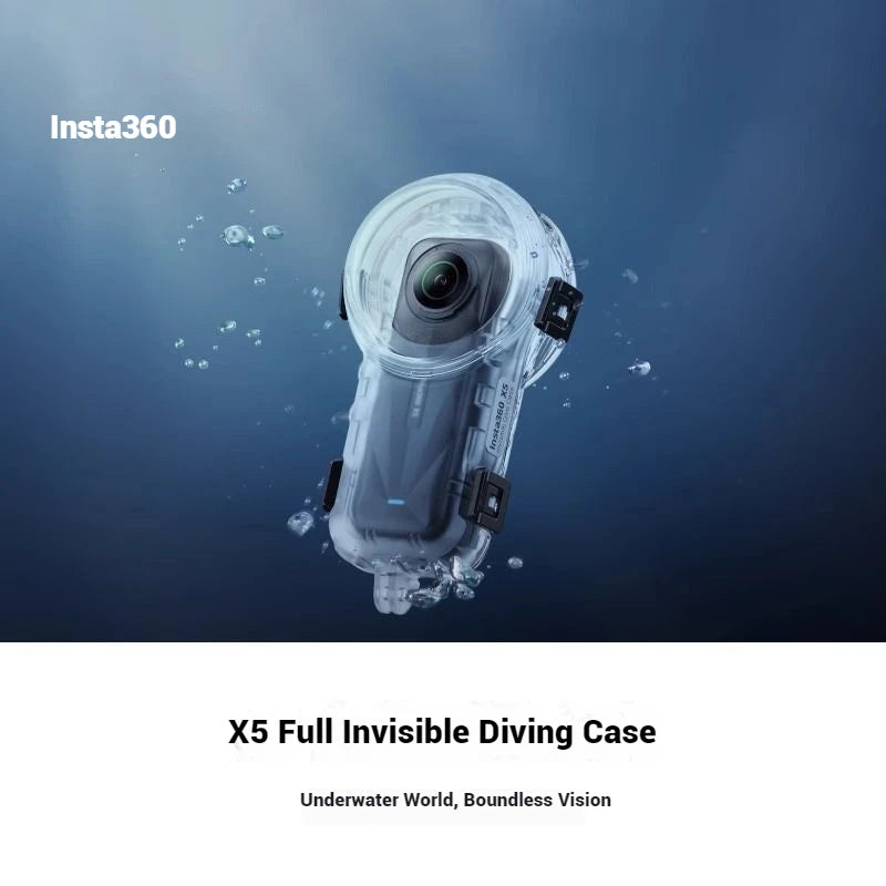 Insta360 X5 Invisible Dive Case | 60m Waterproof Housing