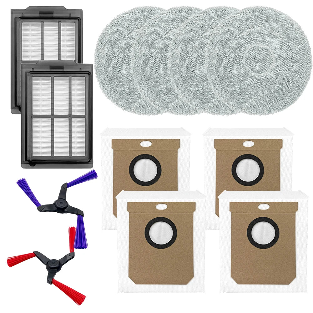 Replacement Side Brush Filter Mop Cloth Dust Bag Kit For Deerma X70 DEM-X70 Robot Vacuum Cleaner Household Cleaning Parts Oasis Select A