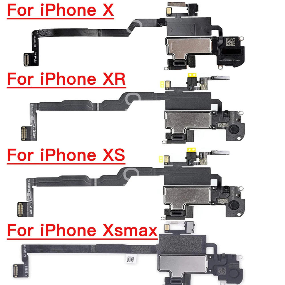 iPhone X–12 Pro Max Ear Speaker Flex Cable | Sensor & Mic