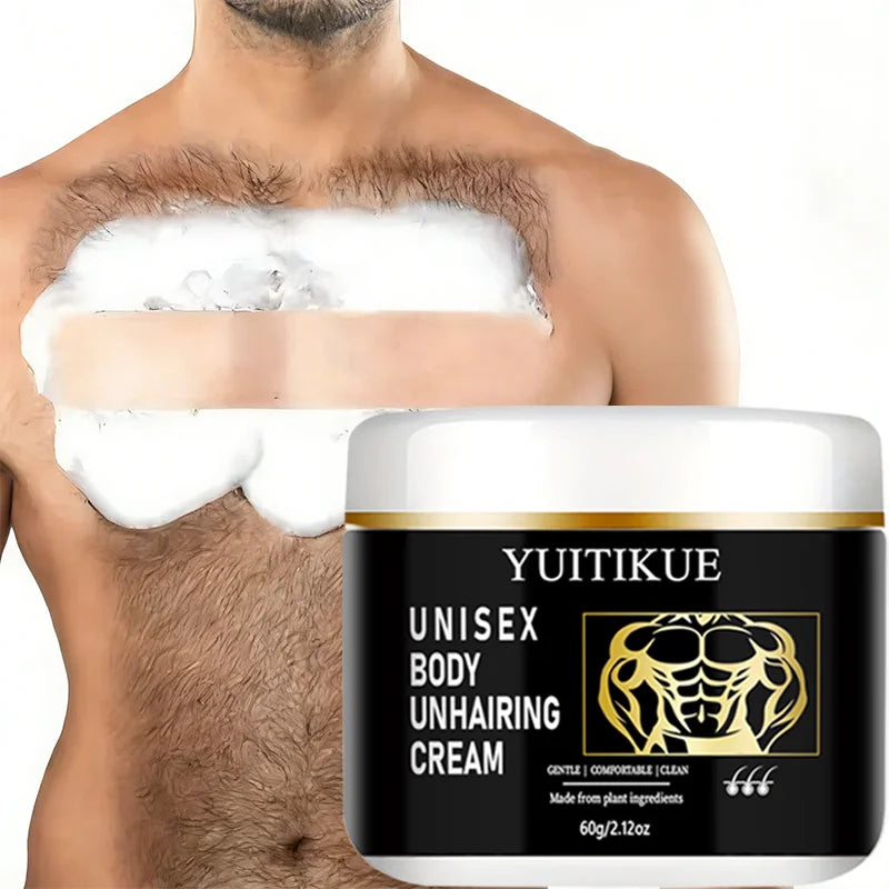 YUITIKUE Hair Removal Cream – Plant-Based Unisex 60g