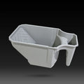4-Inch Handheld Paint Cup with Roller Frame - Durable PP Material, Large Capacity, Easy Matching for Brushes & Rollers, Gray Oasis Select Light Grey G4370A 1L