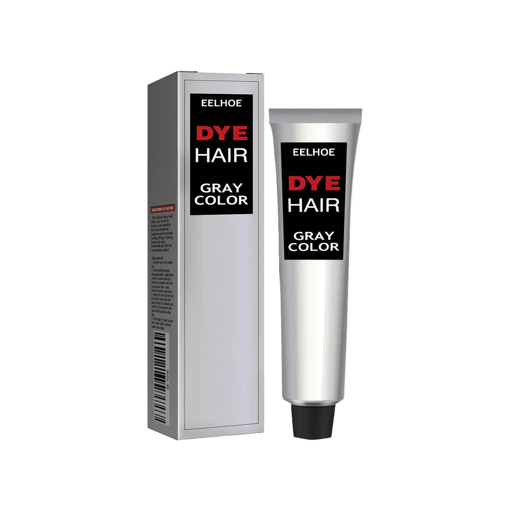 EELHOE Hair Dye Cream Smooth Silky Long Lasting Vibrant Color Nourishing Fashion Gentle Formula Protect Hair Coloring Cream 100g Oasis Select Granny Gray