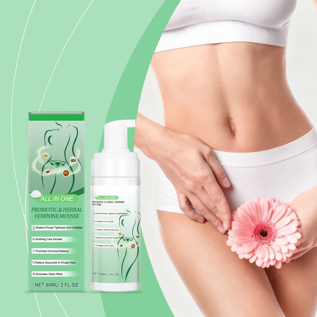 Herbal Women's Private Part Care Mousse Gentle Cleaning Remove Odor Relieve Local Discomfort Deep Protect Sensitive Areas Gel Oasis Select