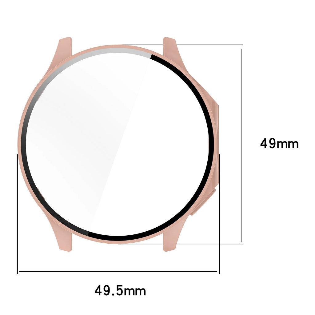 PC Case + Tempered Glass for OnePlus Watch 2 / OPPO Watch X Smartwatch Case & Glass Oasis Select