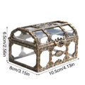 Treasure Box Toys Pirate Small Portable Transparent Multifunctional Organizer Beach Treasure Toys for Summer Party Beach Outdoor Oasis Select box