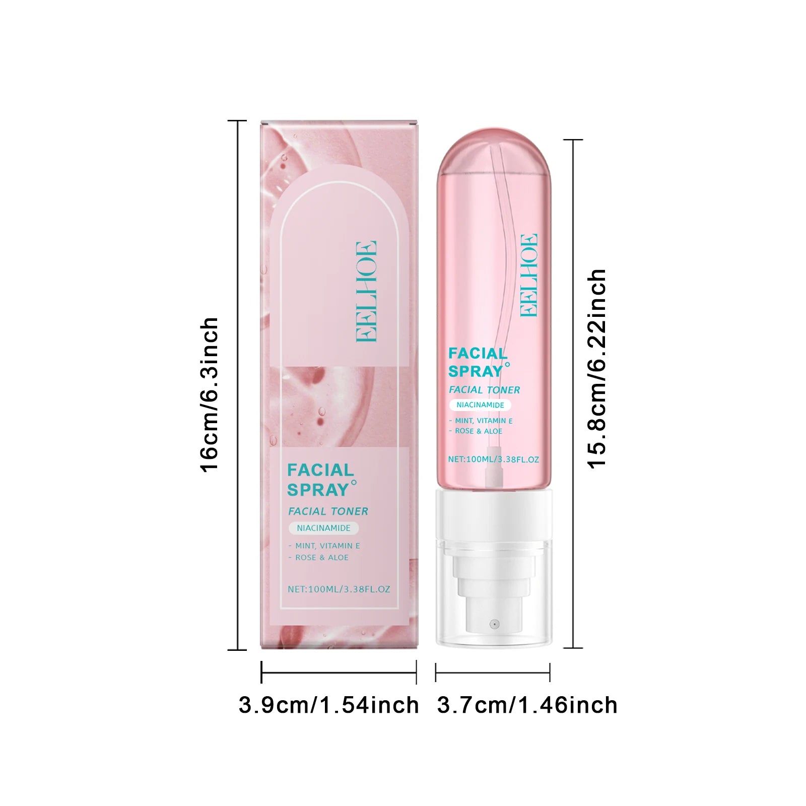 Niacinamide Toner Spray Moisturizing Brightening Facial Skin Care Improve Dullness Even Skin Tone Hydrating Smoothing Skin Oasis Select