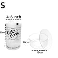 Round Adjustable Cake Ring Mold Retractable Fondant Tools Mousse Cake Ring Acrylic Circle Baking Ring DIY Mousse Cake Form Oasis Select S