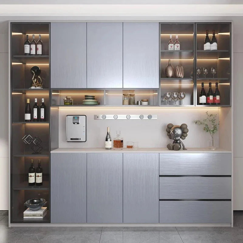 Stainless Steel Wire Drawing Wallpaper Sticker Wall Stickers Kitchen Cabinets Wallpaper Fridge Elevator Door 40cm Adhesive Home Oasis Select