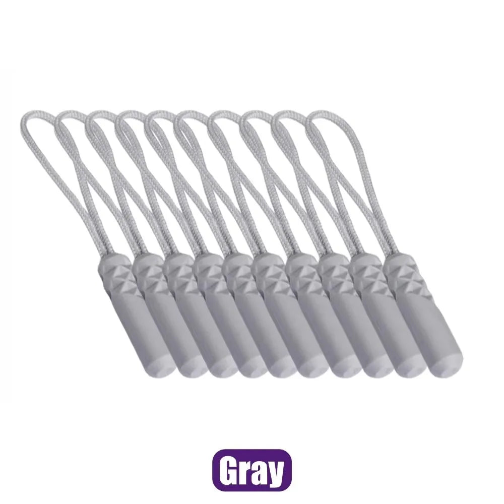 10 Rucksacks Zip Cord Replacement Clip Coats Jackets Pull Puller Tent