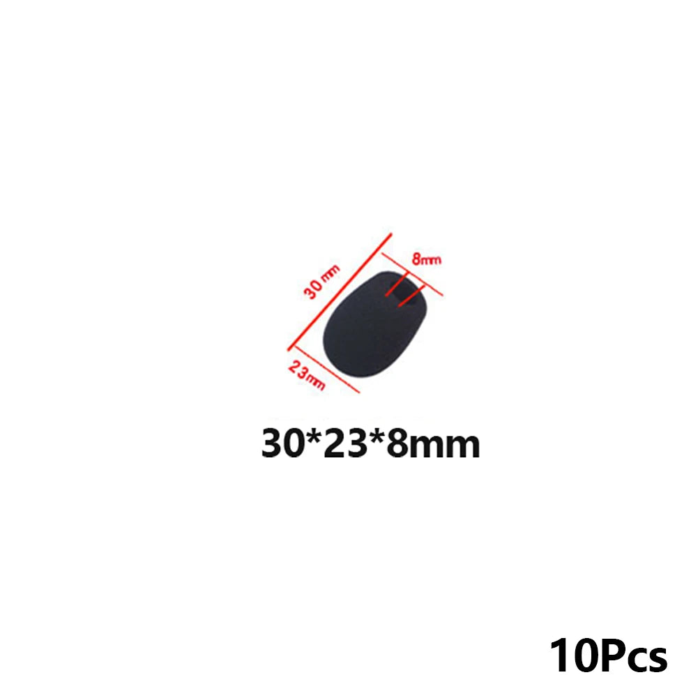 10-Pack Foam Mic Windscreen Covers for Headset & Meeting Mics