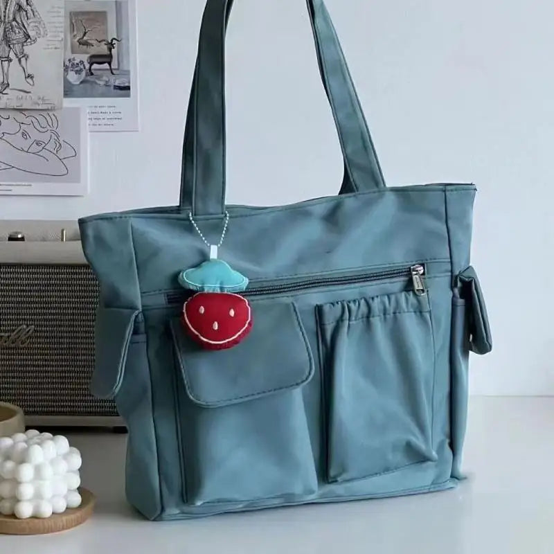 Large Capacity Oxford Tote Bag – Minimalist Shoulder Bag