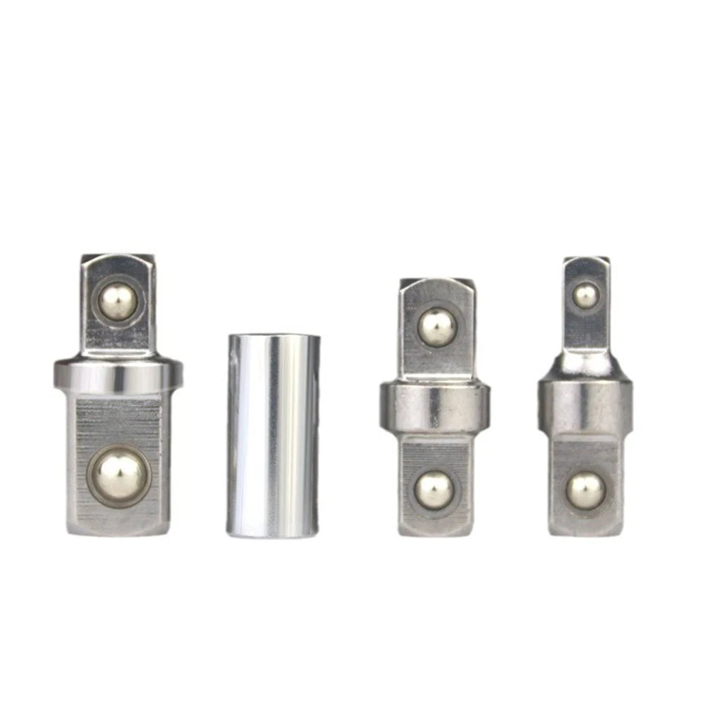 Socket Adapter Converter Reducer Set 1/2" 1/4" And 3/8" Square Drive Adapter External Square Internal Hexagonal Socket Adaptor Oasis Select 4pcs