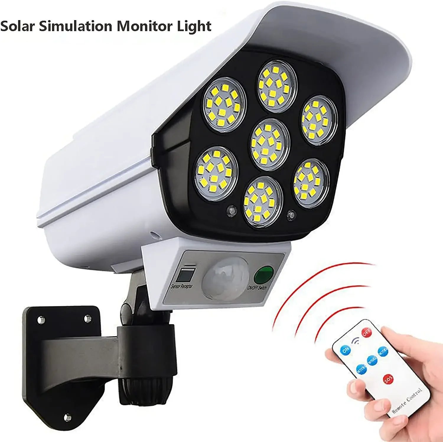 Solar LED Wall Light 3-Mode Motion Sensor & Remote | IP65
