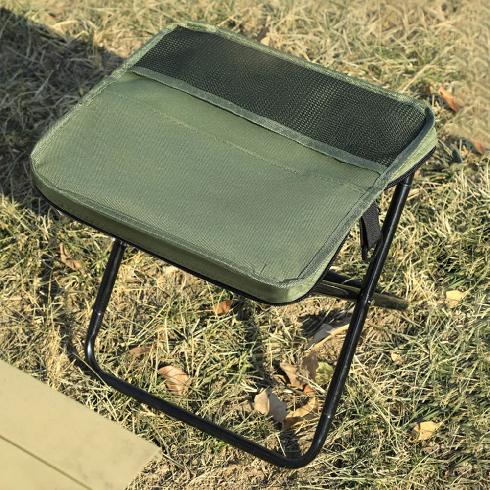 Portable Folding Camping Stool with Carry Bag | 265 lb
