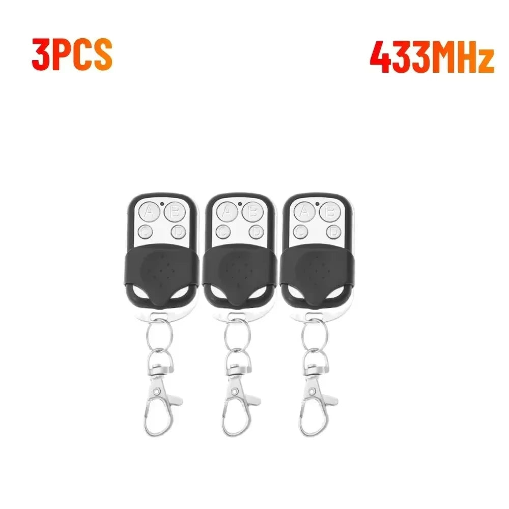 1-50pcs 433MHz Remote Control Universal Garage Remote 4 Buttons Duplicator Controller Replacement Wireless Car Keys for Garage Oasis Select 3pcs