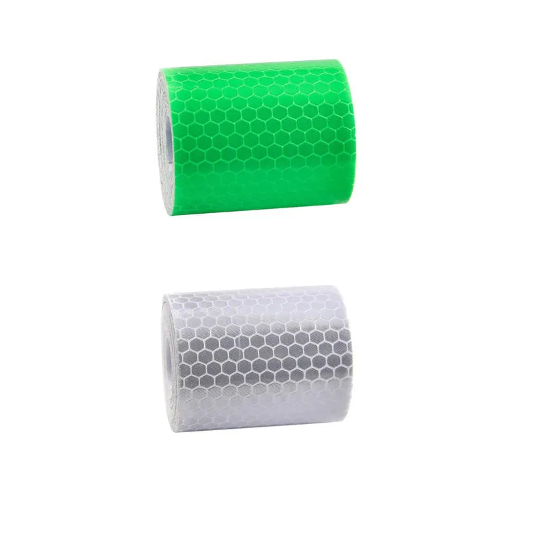 1/2/3pcs Car Reflective Tape Decor Decals Car Warning Safety Reflectante Tape Film Car Reflector Sticker Car Access Exterior 1M Oasis Select 2pcs-1M-mix 2