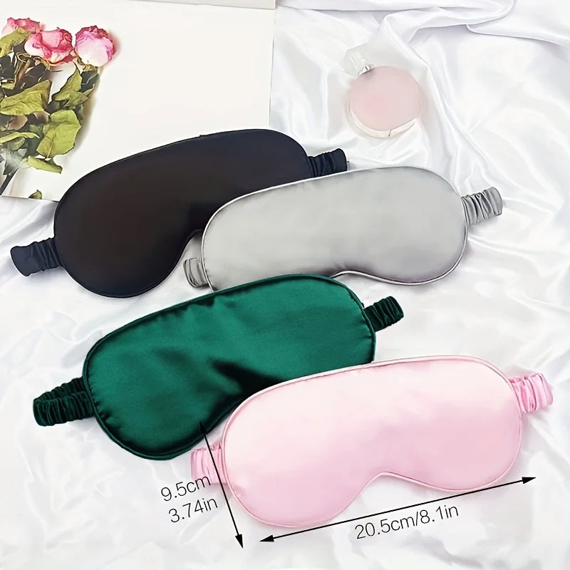 Double-Sided Silk Blackout Sleep Eye Mask | Travel Nap Mask Sleep Eye Mask Oasis Select