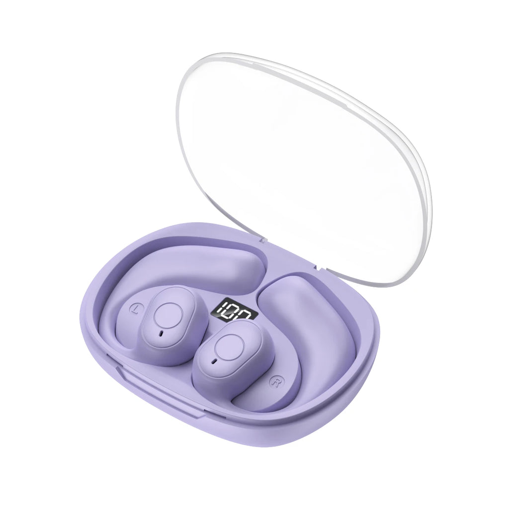 TWS Bluetooth Earphones Wireless bluetooth headset Noise Cancelling Headsets With Microphone Headphones For smartphones Oasis Select purple