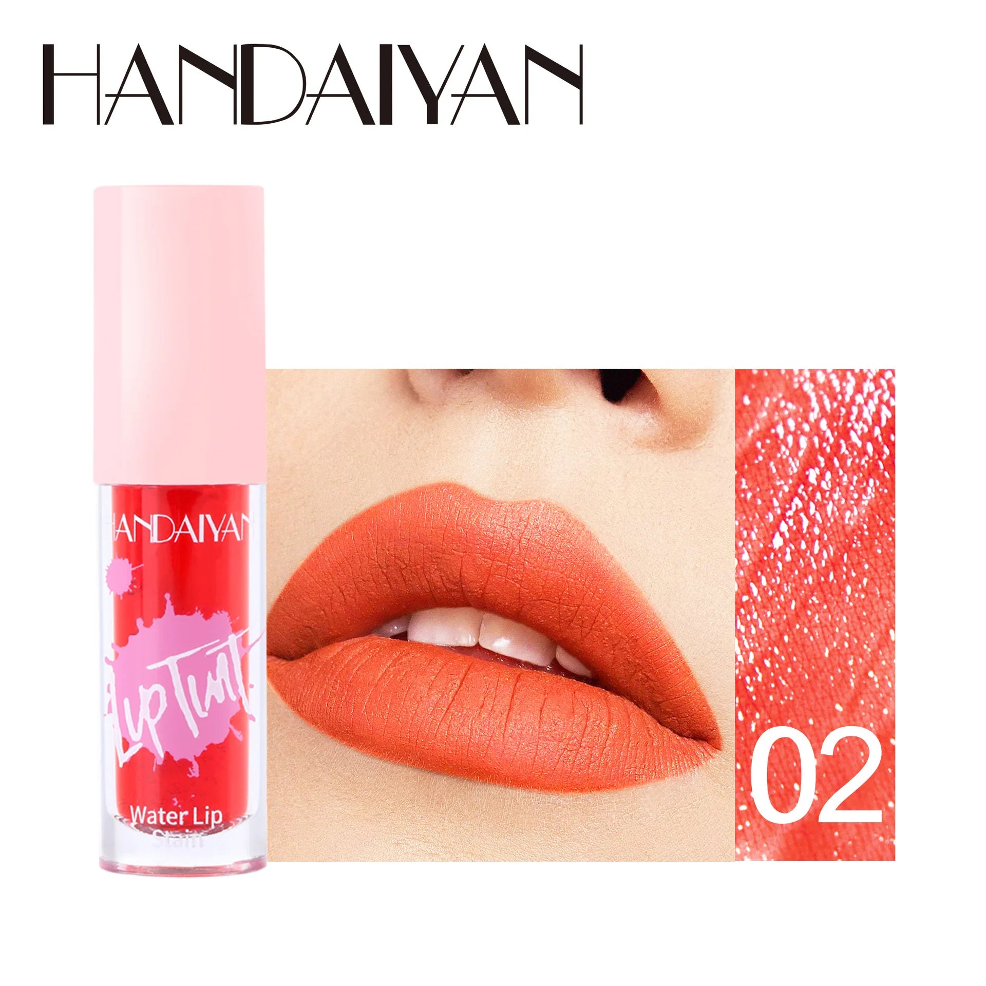 Handaiyan 6-Color Glossy Lip Stain & Cheek Tint | Long-Lasting