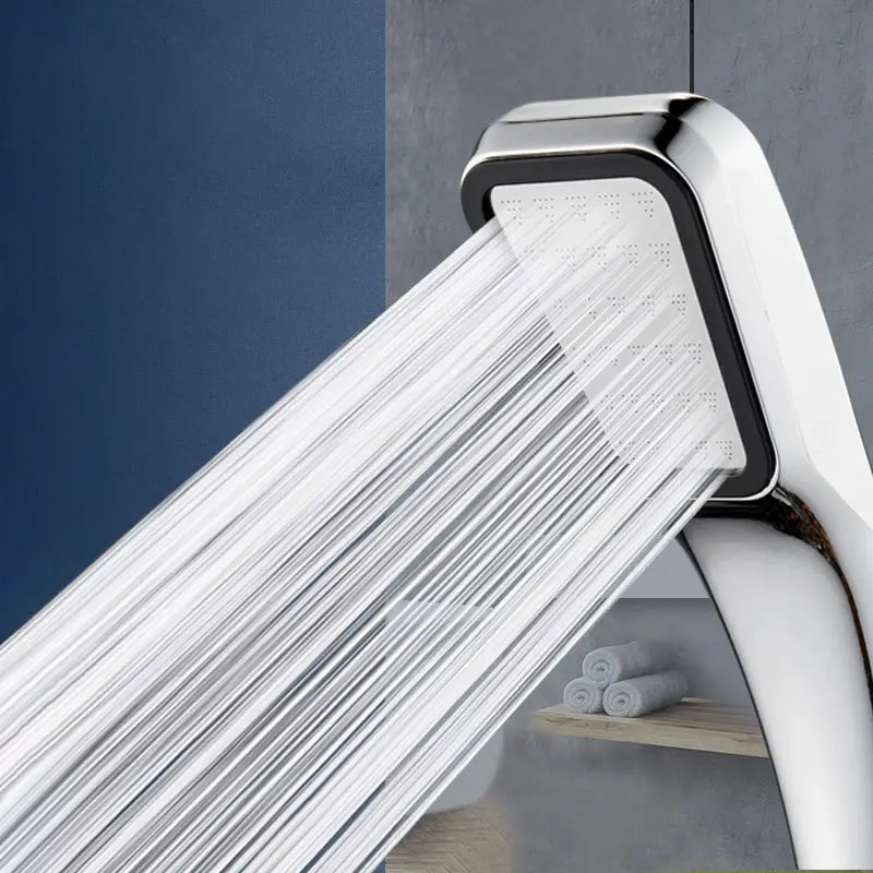 300 Holes Pressurized Showerhead Hand Hold Square Shower Head Water Saving Rainfall Spray Nozzle Bathroom Accessories Oasis Select Other