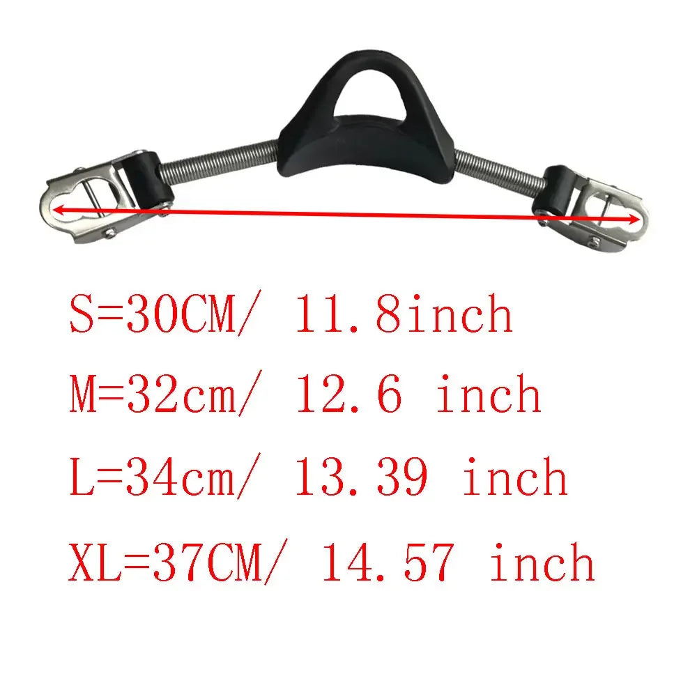 2PCS Scuba Diving Fin Straps for standard Fins Quick Release Buckles Tools Stainless Steel Fin Spring Heel Strap for Diving Fins Oasis Select