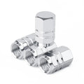4 Universal Premium Aluminum Car Tyre Air Valve Caps Bicycle Tire Cap